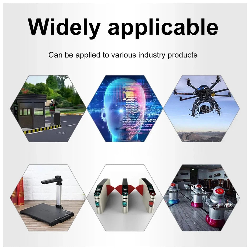 3Pcs IMX179/OV2710/OV2735/OV9732 USB Camera Module 100° 30FPS No Distortion Compatible For Autodarts.io Win Mac Linux Raspberry