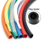 1M 3:1 Heat Shrink Tube With Double Wall Glue Diameter 1.6mm ~ 50mm DIY Wire Cable Connector Repair Waterproof Insulation Sleeve