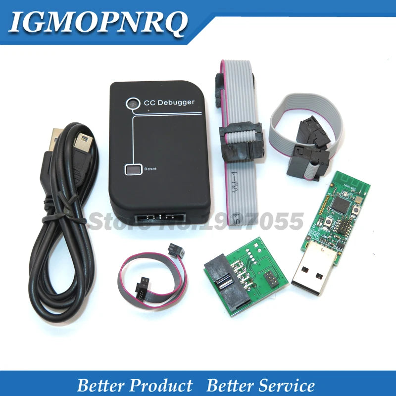 CC Debugger ZIGBEE emulator CC2531 CC2540 Sniffer Wireless Board Bluetooth 4.0 Dongle Capture USB Programmer Downloader Cable
