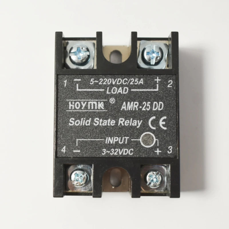DC to DC Solid State Relay 12V 24V VDC Input 200VDC Load Voltage Regulator Tramsformer Power Protection 10A 25A 40A 60A 100A SSR