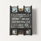 DC to DC Solid State Relay 12V 24V VDC Input 200VDC Load Voltage Regulator Tramsformer Power Protection 10A 25A 40A 60A 100A SSR