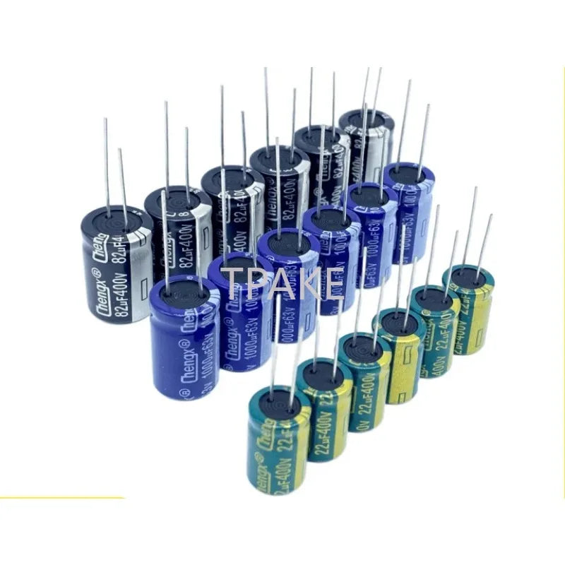 6.3V 10V 16V 25V 35V 50V 400V 450V 1UF 2.2UF 4.7UF 10UF 1000UF 22UF 33UF 47UF 470UF 100UF 220UF Electrolytic Capacitor