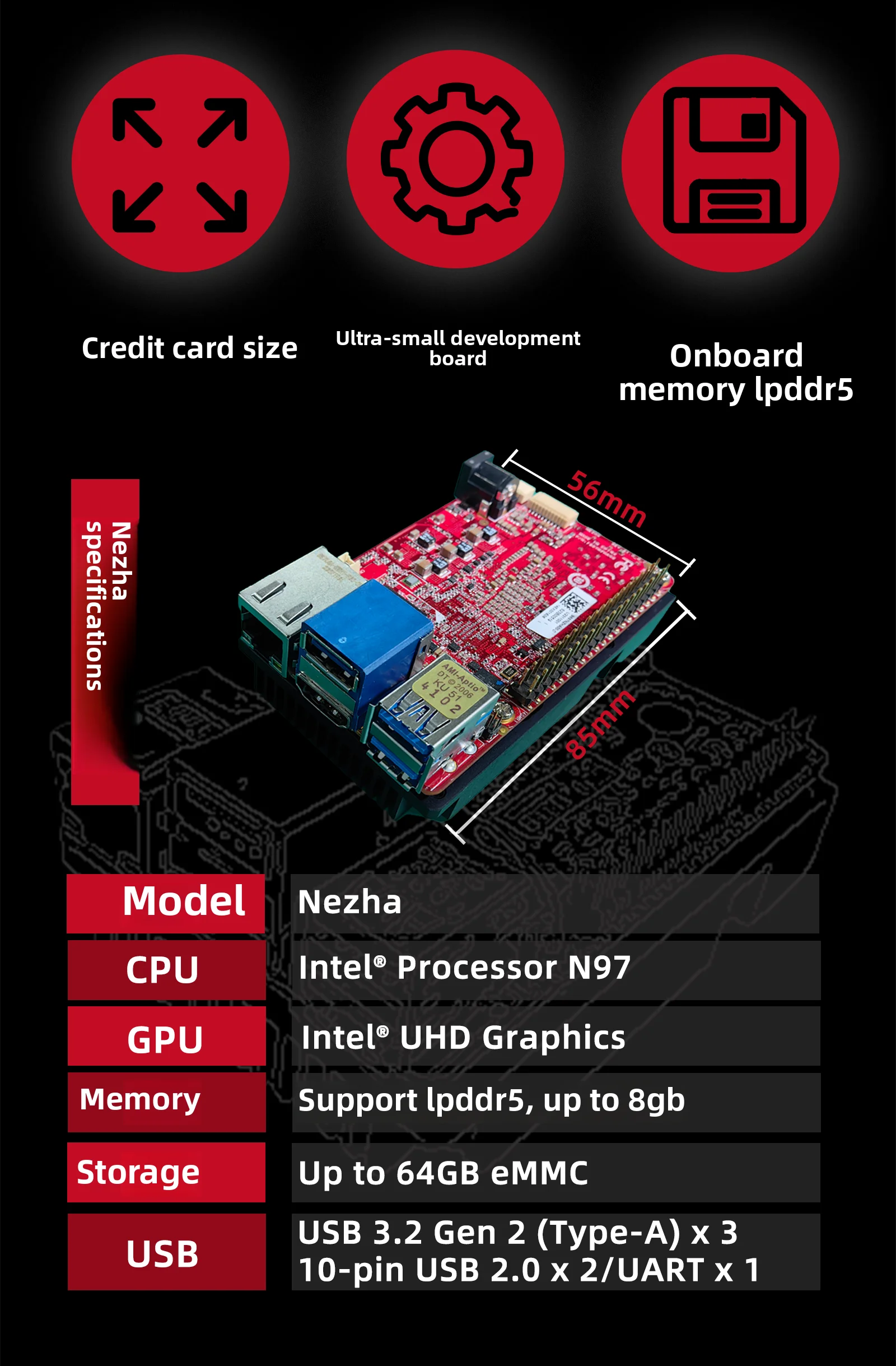 Windows 10 Nezha development kit x86 main board  N97 and Raspberry Pi GPIO/openvino