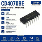 (10 pcs) CD4070BE DIP-14/CD4070BM SOP-14 CD4070 XOR Gate Quad 2-Input CMOS 3V-18V