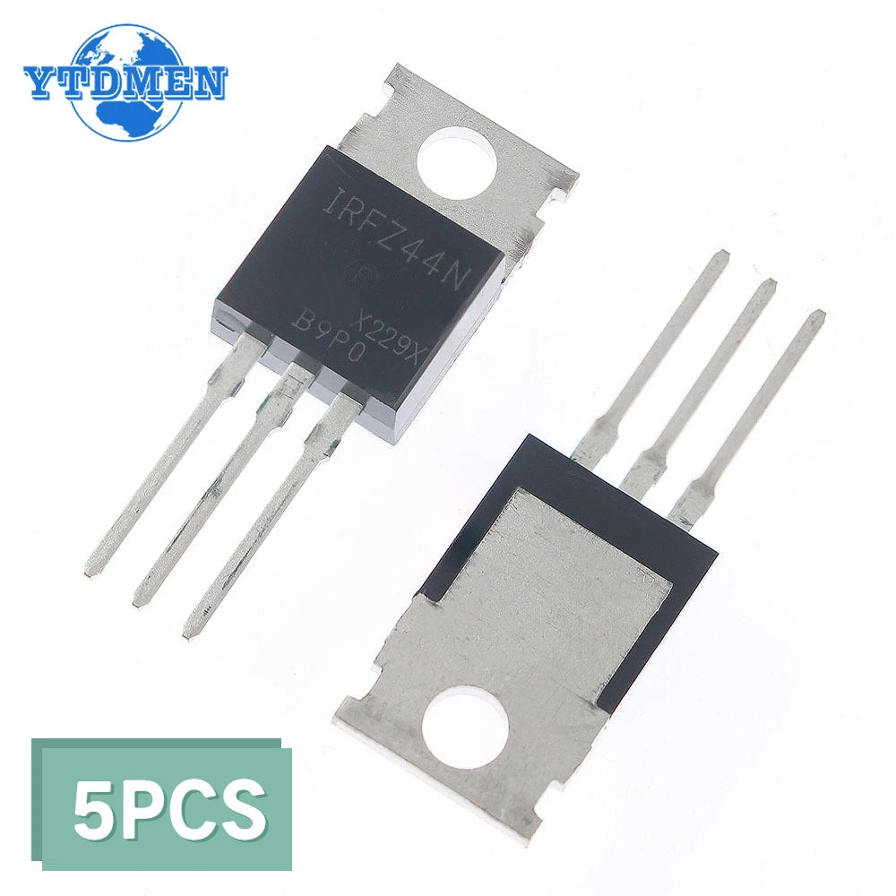 5/10/25PCS Mosfet IRFZ44N TO220 Transistor Kit IRFZ44NPBF  TO-220 High Power Transistors IRFZ44 49A 55V Field Effect Transistor