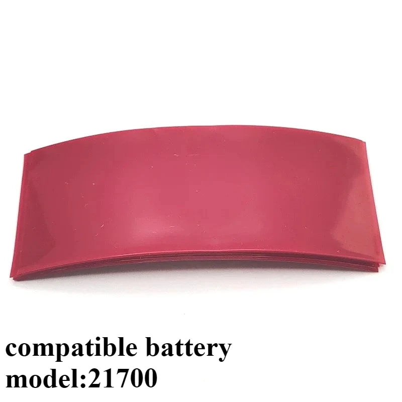 21700 Lithium Battery PVC Heat Shrinkable Film Battery Skin Heat Shrinkable Sleeve 10pcs/bag