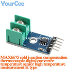 AD8495 Precision Thermal Coupling MCP9600 MAX31856 MAX31855 MAX6675 K-Type Thermocouple Amplifier Module Temperature Sensor