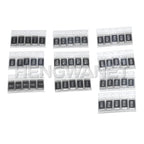 50PCS Alloy resistances 2512 SMD Resistors Samples kit 10 kindsX5pcs=50pcs R001 R002 R005 R008 R010 R015 R020 R025 R050 R100