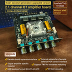 DC 16-38V ZK-AS1 2G Second Generation Upgraded 2.1-channel TPA3255 Bluetooth Digital Amplifier Board Module 220W+220W+350W
