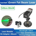 650nm 520nm Red Green Dot Fat Beam Laser Diode Module for Stage Escape Room Wine Base Bar KTV Use
