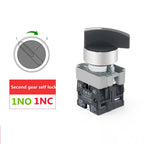 XB2 Rotary Switch 2/3 Position Self Locking / Self Resetting Selector Knob Switch 1NO/2NO/1NO1NC BD21 BD33 BD22 BD25 BD45 BD53