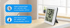 LCD Digital Thermometer Hygrometer Wireless Weather Station Thermo-hygrometer 328ft Remote Sensor  Resolution for Home Garden