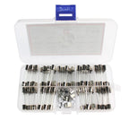 54/72/100/150/200PCS Fuse Assorted kit 5x20mm,6x30mm Quick Blow Glass Tube 0.2A-30A Blow Glass Fuse 10and 15Value electronics ﻿