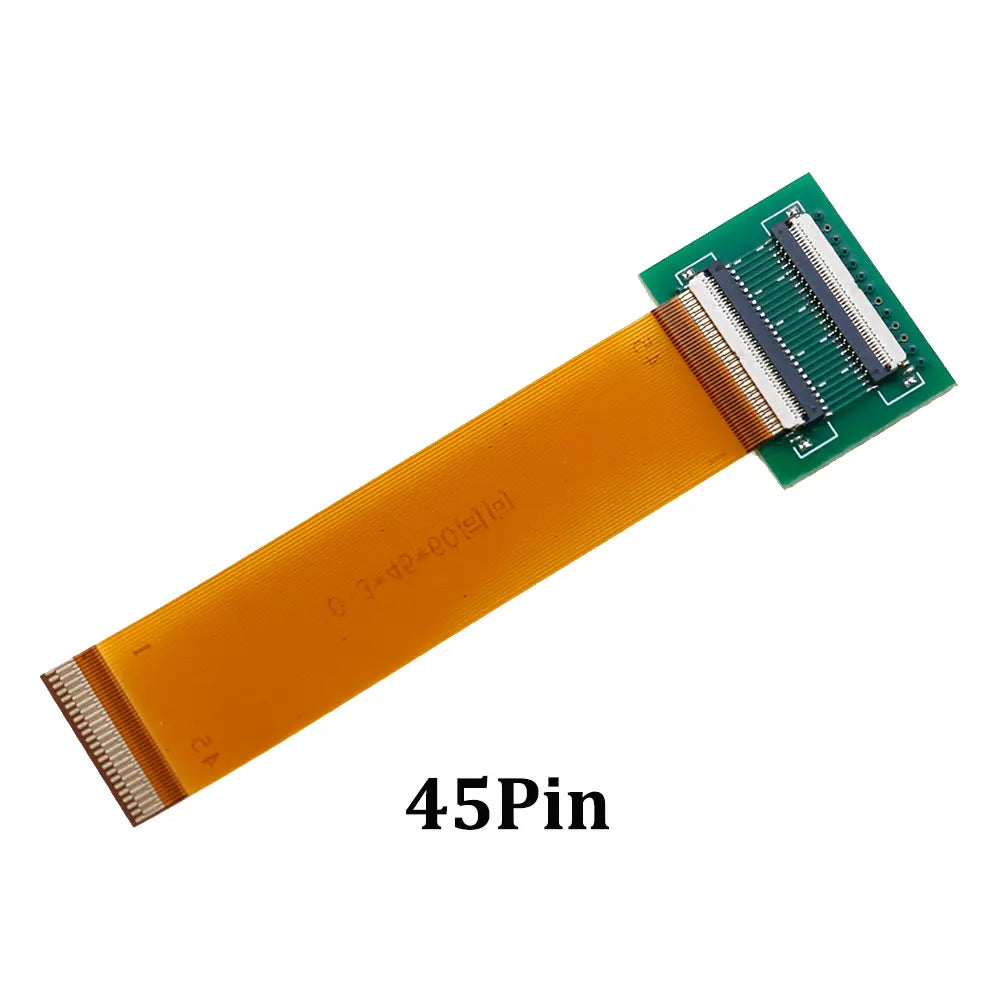 YUXI 1PCS 25 31 39 45 51 Pin 0.3mm Pitch Extension Board Connector Adapter with FFC FPC Flexible Flat Cable Length 60mm