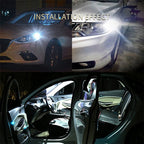 2PCS T10 W5W LED CANBUS No Error Clearance Car Interior Reading Door Trunk License Plate Lamp  6000K White 3030 SMD For BMW Audi