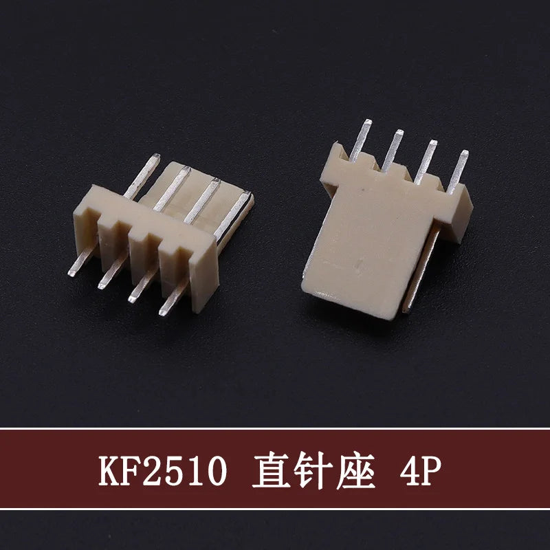 50Pcs KF-2510 2.54mm Pitch Male Plug 2P/3P/4P/5P/6/7/8/9/10/11/12p Pin Header PCB Connector Straight Pin Header KF2510 Connector