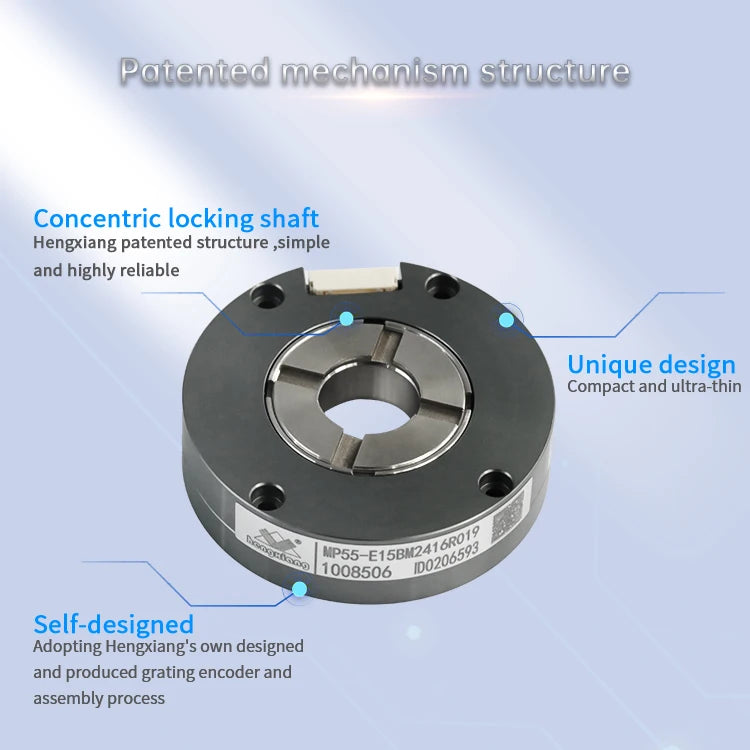 2026  IP50 SSI Rotary Encoder 23 Bit Absolute with 14/15/19/20mm Hollow Shaft 20 Bit Optical with 14mm Shaft