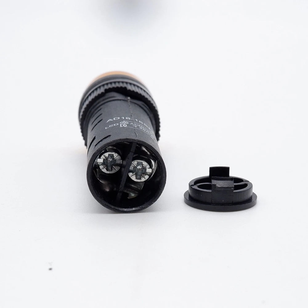 Buzzer 16mm 22mm Strobe Buzzer Alarm Indicator Light Sound 12V 24V 220V Intermittent Sound Warning Light Yellow Red Green