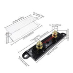 ANL Fuse Holder Bolt-on with Fuse 30A 40A 50A 100A 250A 300A 400A 500A