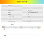 COB LED Strip Light WS2811 RGBIC 432/576/720Leds/M Dimmable Tape Lights For Christmas Home Party Decoration Lighting DC12V 24V