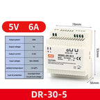 DR-60W Output 5V 12V 15V24V DIN Rail Switching Power Supply 24V DC 220V to 12V Transformer 5V Module Power Supply Box