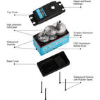 25kg 35kg 45kg High Torque Coreless Digital Servo Motor DS3225 DS3235 DS3245 Stainless 180/270 Degree for Baja Car RC Robot