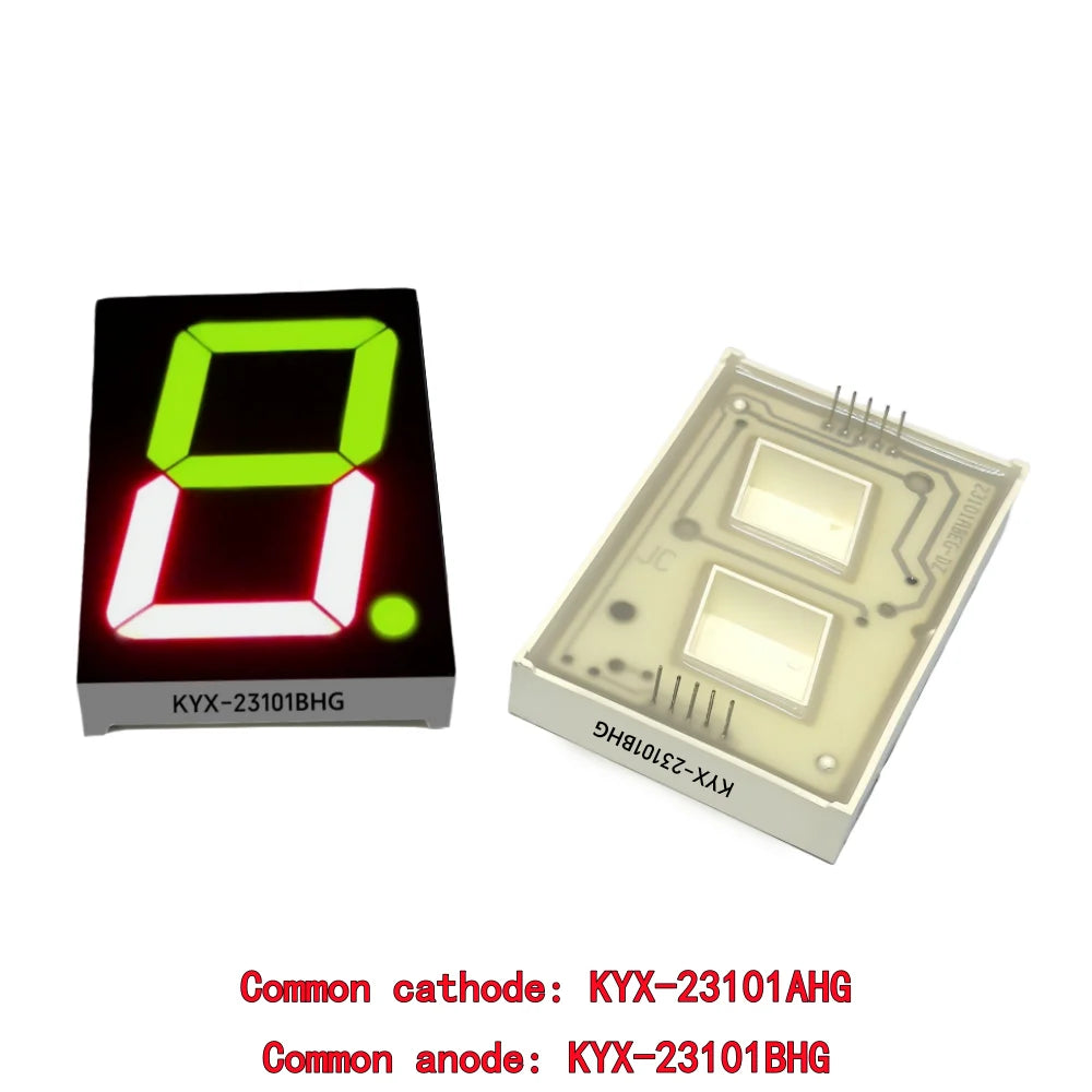 10PCS 2.3-inch digital tube 48mmX70mm digital display screen "8" high 56.8mm 7-segment digital tube 23101 series