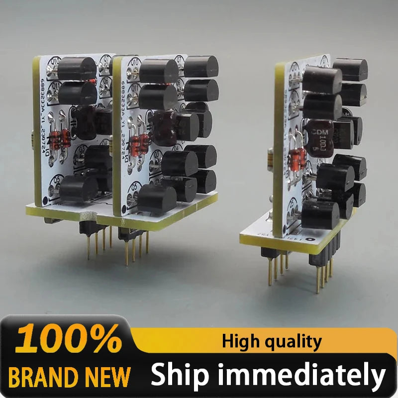 Fever fully discrete op amp module, low noise FET differential input high current output single and double op amp