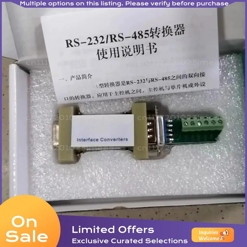 For HEXIN RS232 to RS485 Converter, Passive Bidirectional Serial Port Adapter, 6 Pin Terminal Connector