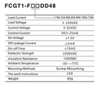 10A SSR 25A Solid State Relay 40A Output 3-32VDC 24-480VAC 220V Single Phase DC TO AC 40A Relay SSR HeatSink SSR 40DA