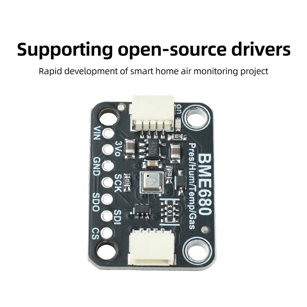 BME680 BME688 Temperature Humidity Pressure Air Quality Sensor Module STEMMA QT Qwiic I2C Interface Environment Monitor