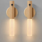 Creative Intelligent Auto PIR Motion Sensor LED Rechargeable Magnetic Night Light Wall Light Kitchen Cabinet Light Bedside Lamp