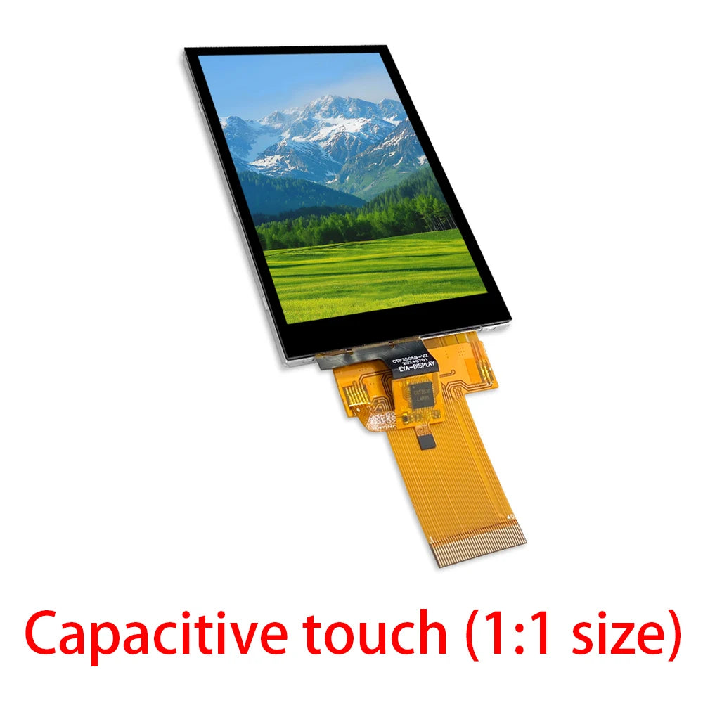 3.5 Inch TFT Display Module 320*480 5-Dot Capacitive Touch HD IPS Full View 40PIN SPI MCU Interface