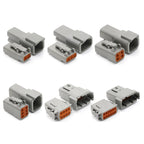 Deutsch Connector DTM Waterproof Automobile Connector With Terminal Male Female Plug&Socket DTM04-2/3/4/6/8/12P DTM06