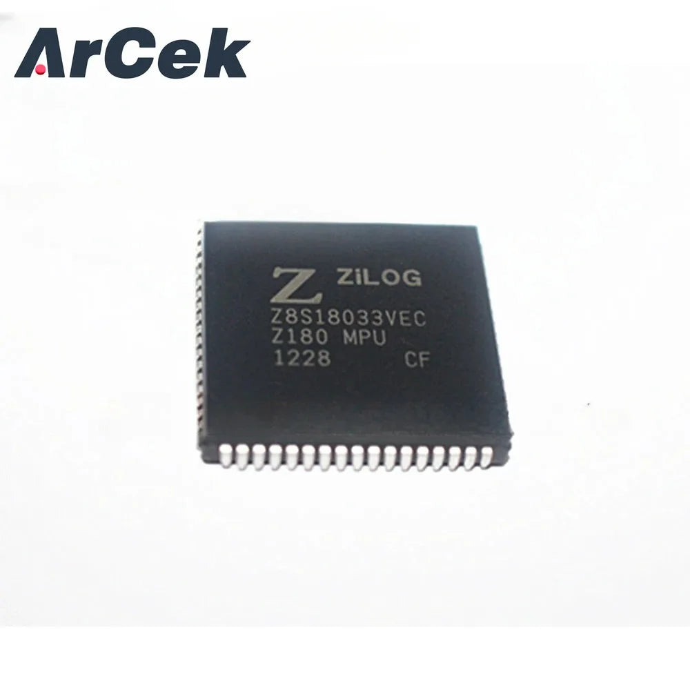 1pcs Z8S18033VSC Z8S18033 Z180 MICROPROCESSOR IC 33MHz PLCC68