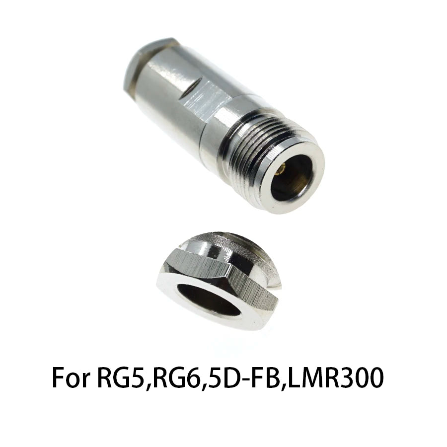 1X N Male Female clamp RG8, LMR400 RG5,RG6,LMR240, RG8X,RG58, RG400, RG142, 10D-FB,LMR500,RF Coaxial connector Coax Cable Wire