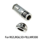 1X N Male Female clamp RG8, LMR400 RG5,RG6,LMR240, RG8X,RG58, RG400, RG142, 10D-FB,LMR500,RF Coaxial connector Coax Cable Wire