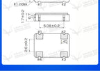 7050 SMD Active Crystal Oscillator SMD Active Clock Oscillator 5x7mm 4-pin 25M 25MHz 4M 6M/8/12/24/25/27/30/32/40/48/50/100M