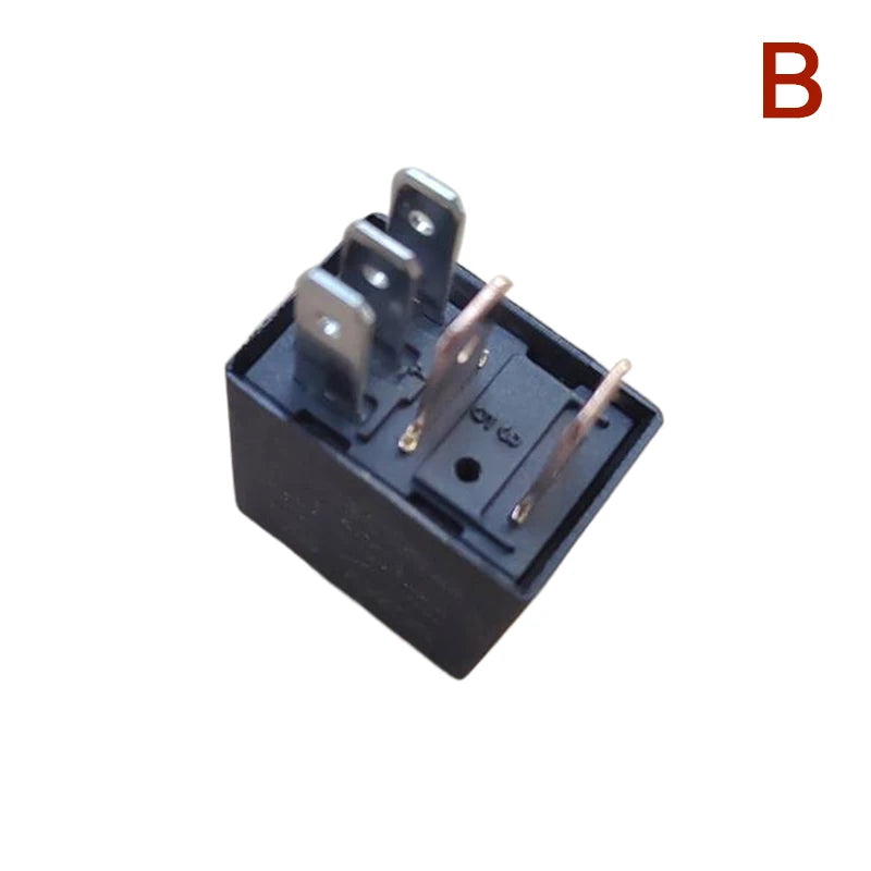 DC 12V/24V 40A Rated Current 1NO 1NC SPDT 4Pin/5Pin Car Relays Socket Automotive Alarm Relay & Wire 40 Amp Auto Accessories