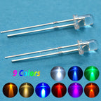 100/1000Pcs F3 3mm Round LED Assortment Kit Ultra Super Bright Light Emitting Diodes Bulb Lamp Red Green Blue Water Clear Diode