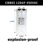CBB65 450V Motor Capacitor Air Conditioner Compressor Start Capacitor 5uF 6uF 20uF 25uF 30uF 35uF 40uF 45uF 50uF 60uF 70uF