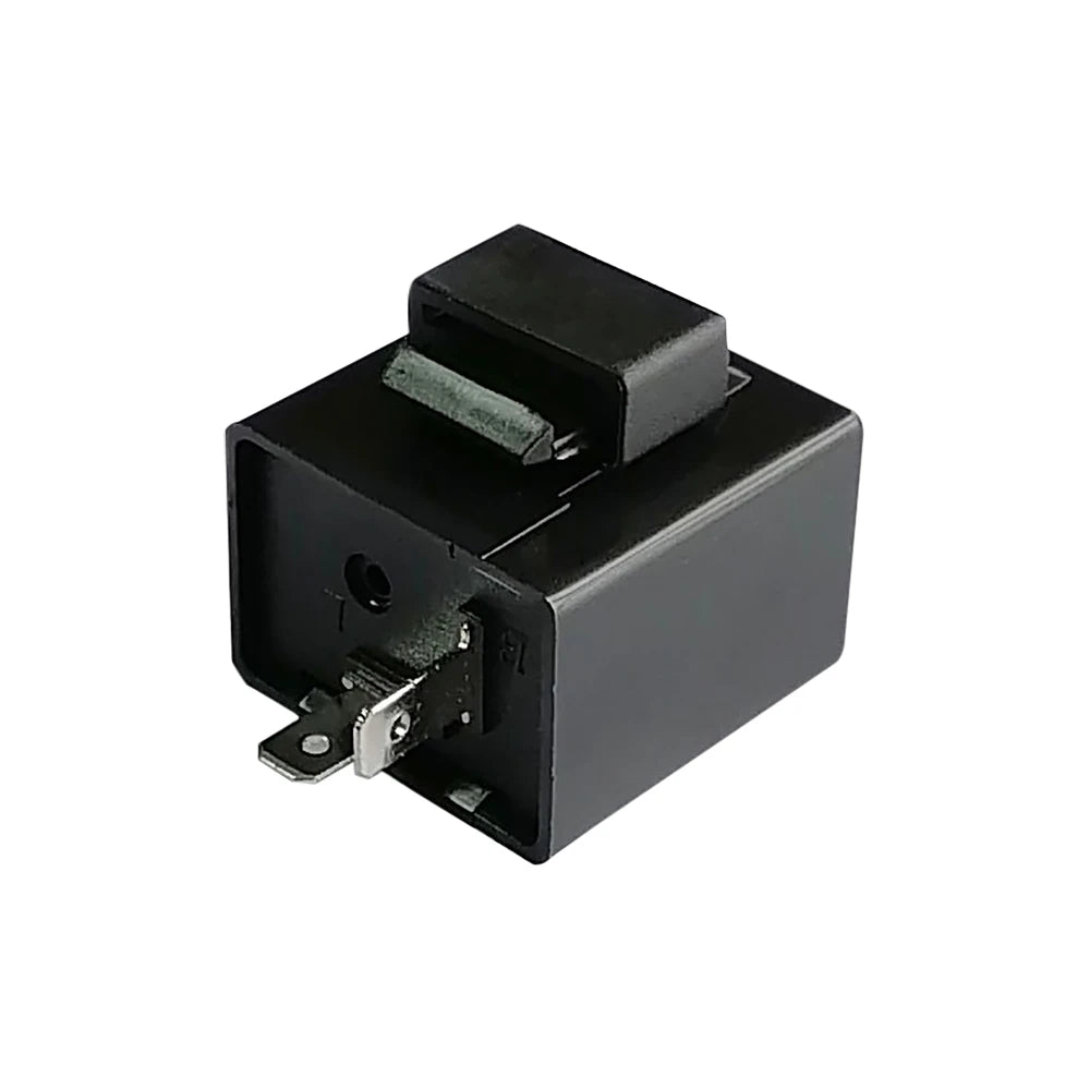DC 6-12V LED Motorcycle Flasher Buzzer 2 Pin Adjustable Flasher Relay Turn Signal Indicator For Honda Kawasaki Yamaha Etc