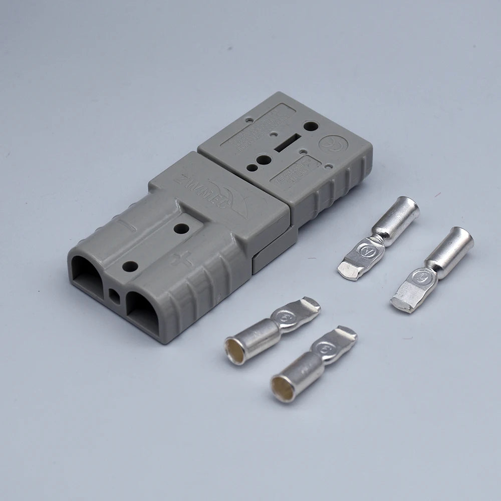 2PCS  50A 120A 175A 350A 600V Plug Cable Terminal Battery Power Connector Kit Quick Plug Battery Charging Connector