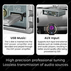 MEKEDE&NAVIFLY 4*50W Car DSP Amplifier Intelligent Car Audio System Universal Car Radio Digital Audio Processor Stereo Amplifier