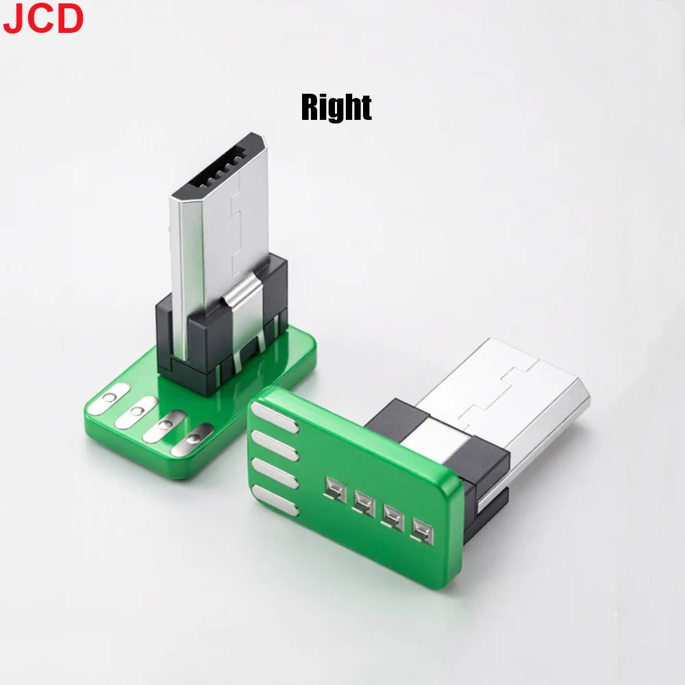 Micro Mini 5P Type-C USB To Dip PCB Converter Adapter 90 Degree Right Angle Breakout Board Repair Welding Socket Connector Port