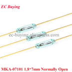 20Pcs/5pcs Reed Switch Magnetic Induction Switch Normally Open Normally Closed NO NC Conversion Sensor Induction 4*28MM 1.8*10