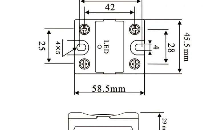 LCTC SSR Solid State Relay 10A 25A 40A 60A 80A 100A 120A 200A 240A Single Phase Control Relay DC TO AC DC TO DC AC TO AC 3-32VDC