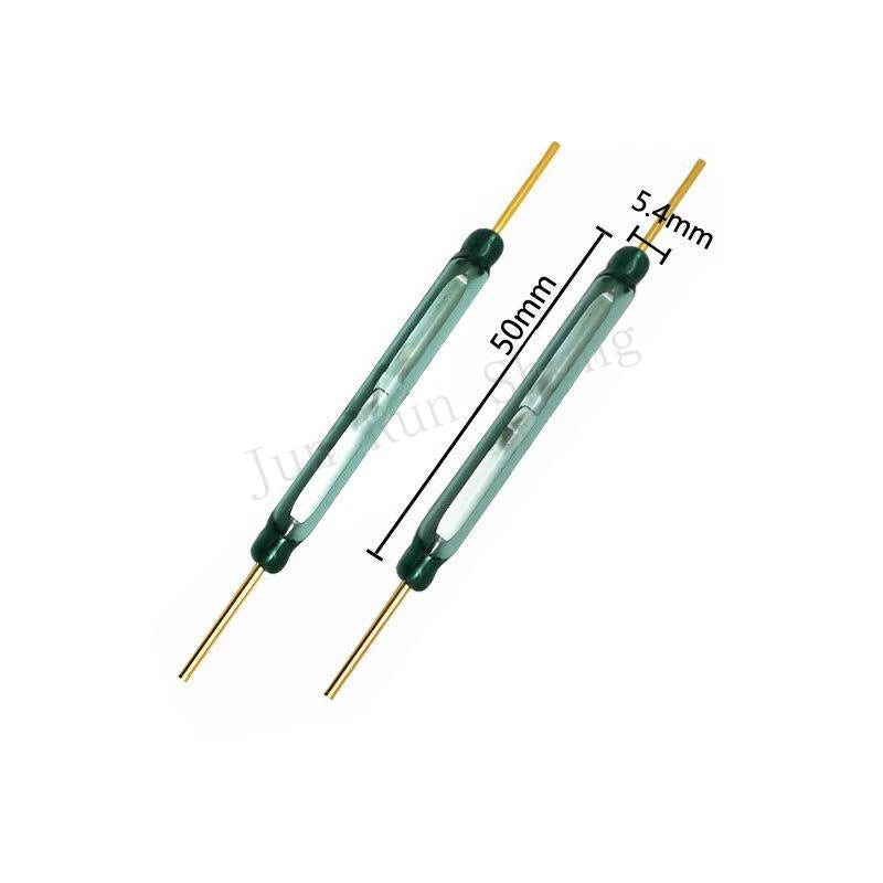1/10PCS High Power MKA50202 Reed Switch MKA-50202 Normally Open N/O 5*50MM 5A 250W 250V Magnetic Contact Switch Induction Sensor