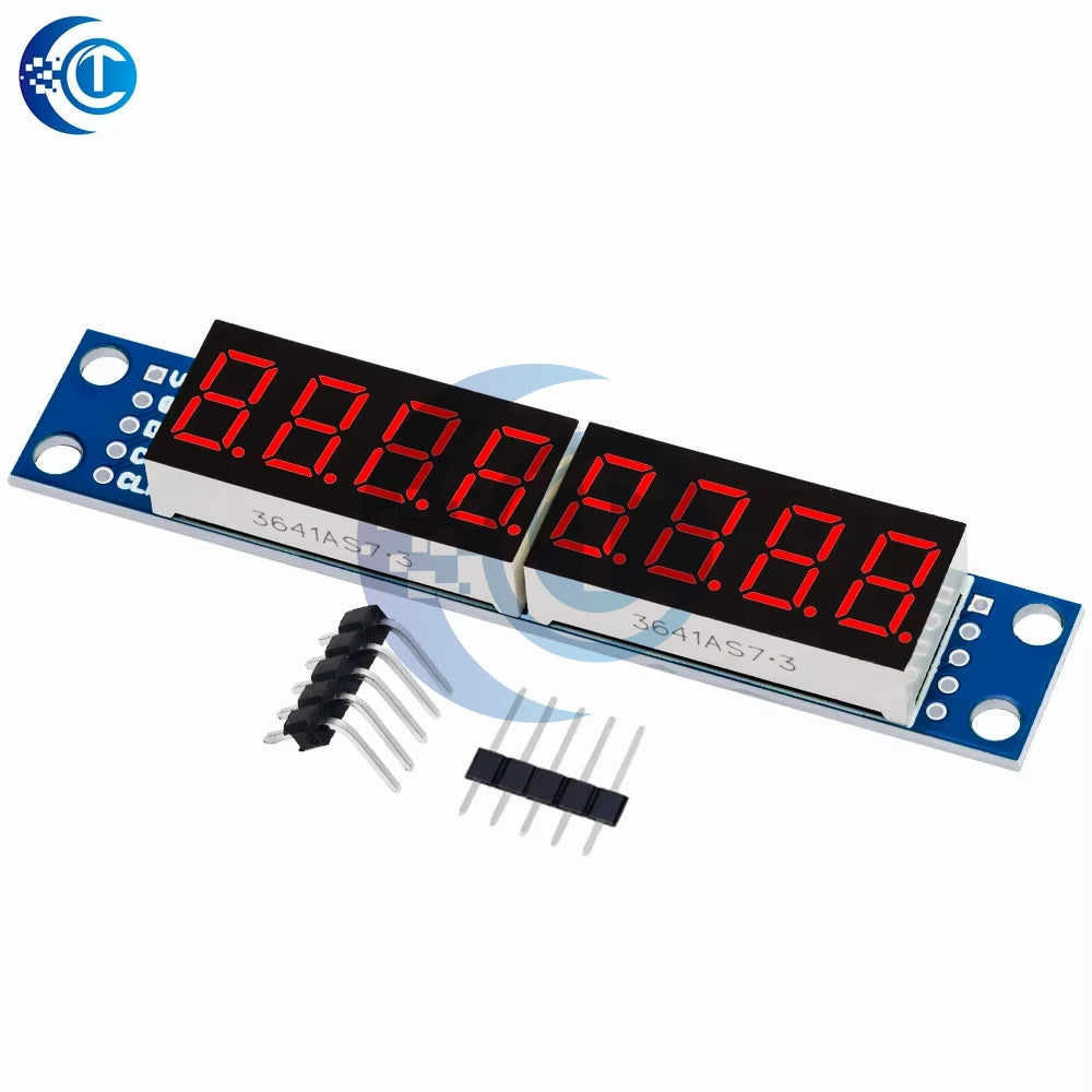 3-IO MAX7219 LED Matrix Module 8-Digit Red 7-Segment Display Driver for Arduino DIY Projects