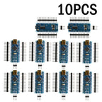 1-10PCS Nano V3.0 ATmega328P/PB CH340 USB Module, Mini Arduino Compatible Board with Bootloader for DIY Electronics Projects